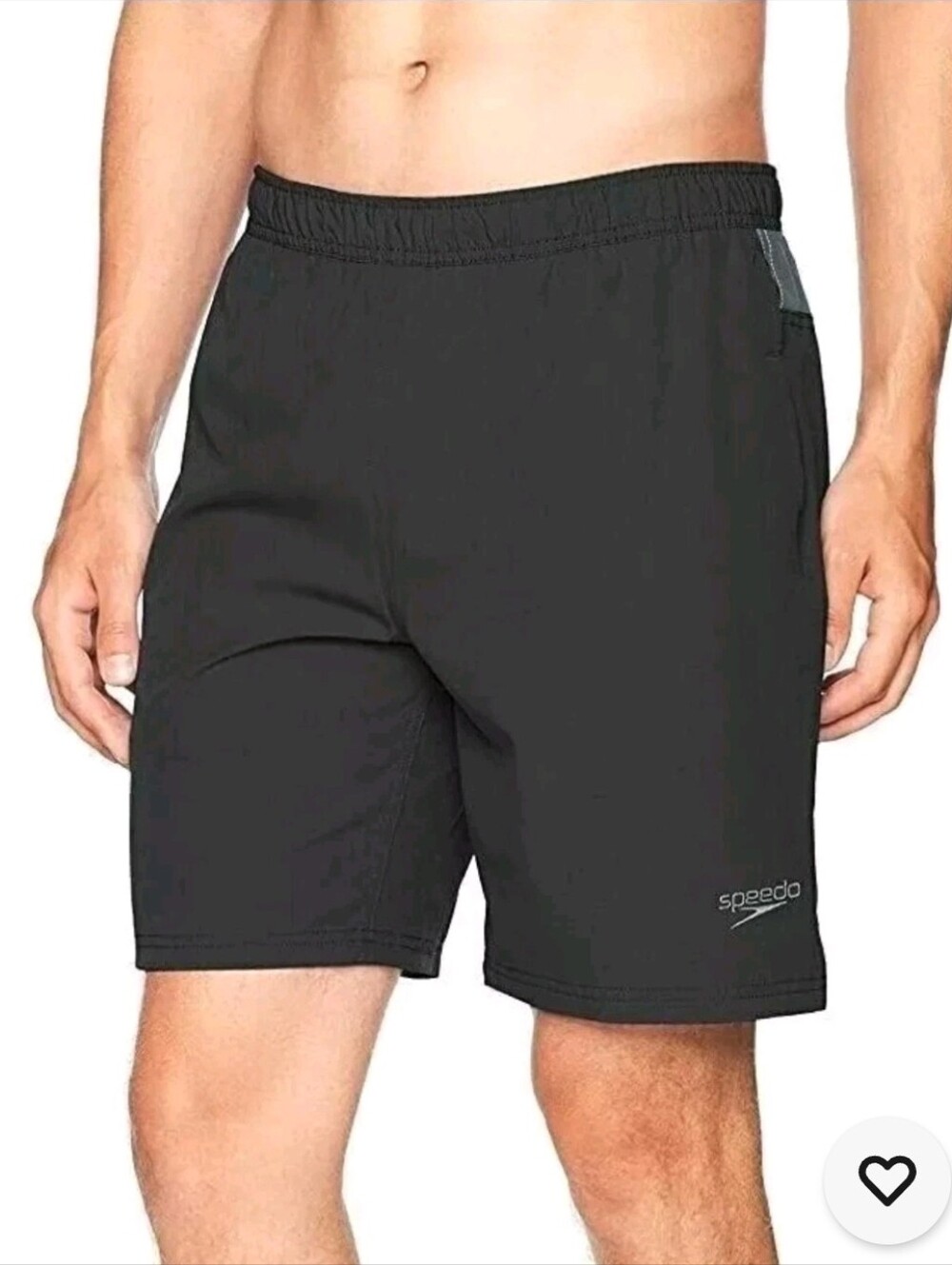 Speedo Tech Volley M Black  Pockets Logo Activities Swim Men's  Shorts